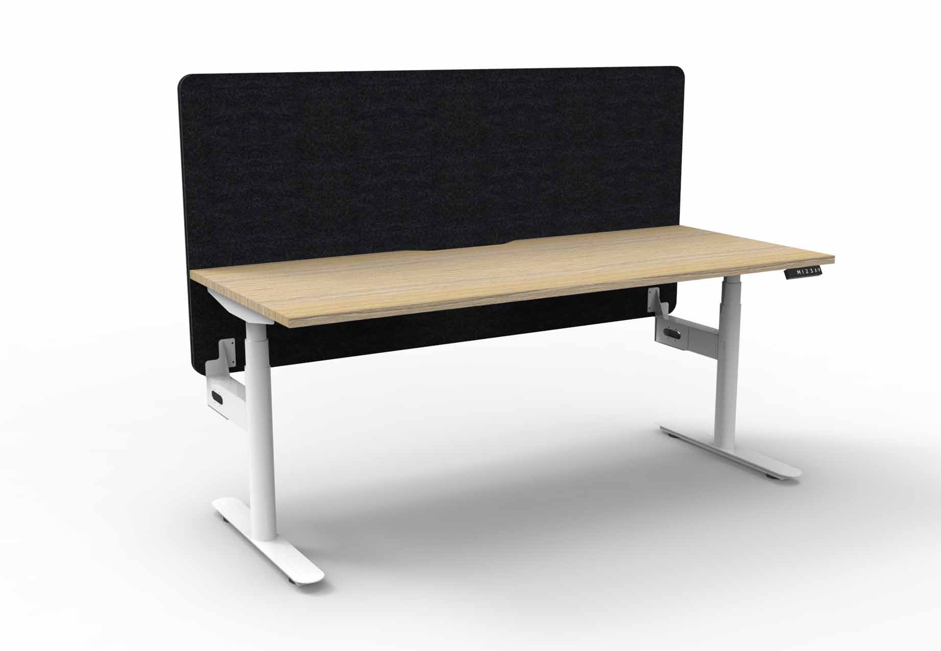 Halo+ Sit-Stand Single Sided Workstation - with Eco Screen